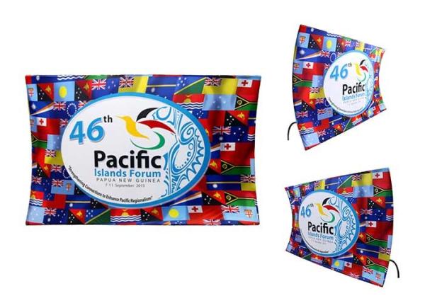Portable Aluminum Tension Fabric Banner Stands Curved Back Wall Display