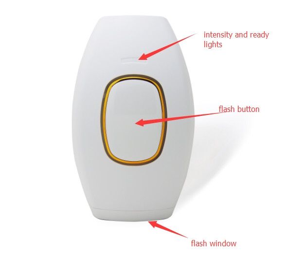 Mini Home Use IPL Hair Removal Machine With 5 Adjustable Light Energy Settings