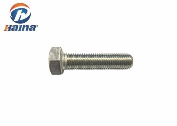DIN933 Stainless Steel SS304 A2-70  full thread Hex Head Screw Bolt