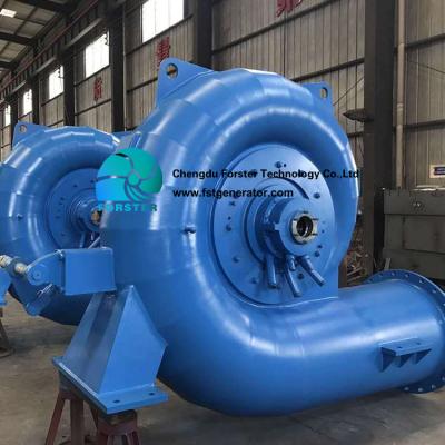 Eficiência elevada 2mw 5mw à alta tensão 6300v - unidade do gerador de turbina de 35kv Francis para HPP