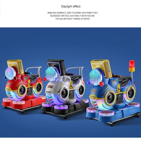 1 jogador 3D vídeo motocicleta Kiddie Ride Parque de diversões Moeda Operação Arcade Riding Toy Machine 85 * 51 * 96cm