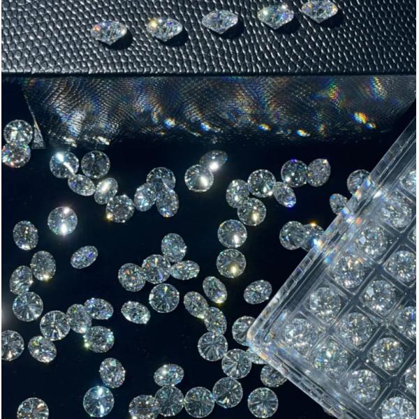 5mm-20mm VVS1 Белый круглый с отрезкой на ломкости Мойсанитовый камень