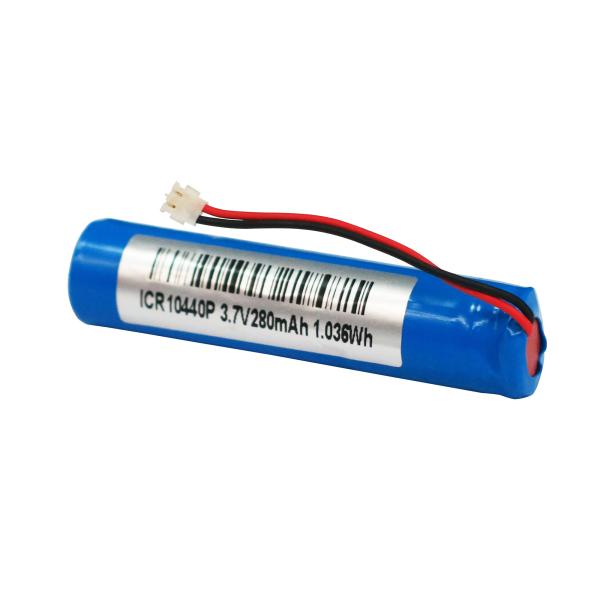 320mAh 3.7V AAA Size 10440 Lithium Ion Rechargeable Battery for Toothbrush