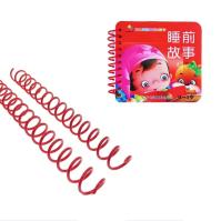 Bobine obligatoire en spirale en plastique de PVC de longueur d'A4 A3 A5 B5, appropriée au carnet
