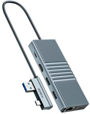 11 IN 2 USB C Hub PD 3.0 HDMI Display Link Technology Surface Pro 7 Hub Estação de acoplamento