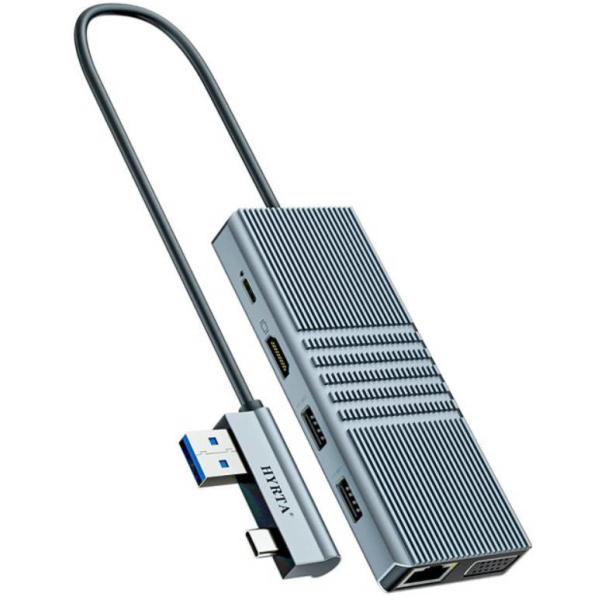 11 IN 2 USB C Hub PD 3.0 HDMI Display Link Technology Surface Pro 7 Hub Docking Station