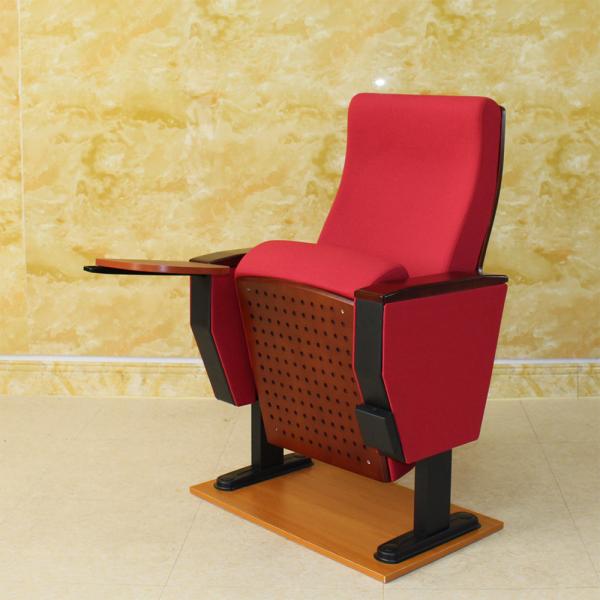 Wear Resistant Movie Theater Cinema Hall Chairs Medium Hardness Anti Electrostatic