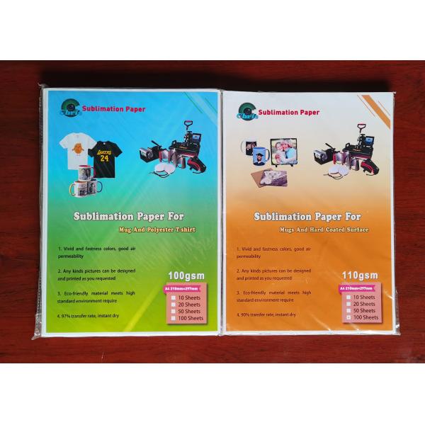 Теплостойкая бумага переноса сублимации A4 для футболок