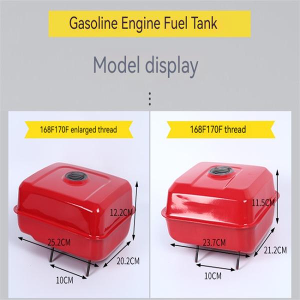 Pompes à eau réservoir de carburant Assy 168F 170F 188F 190F GX160 GX200 GX390 Pièces moteur