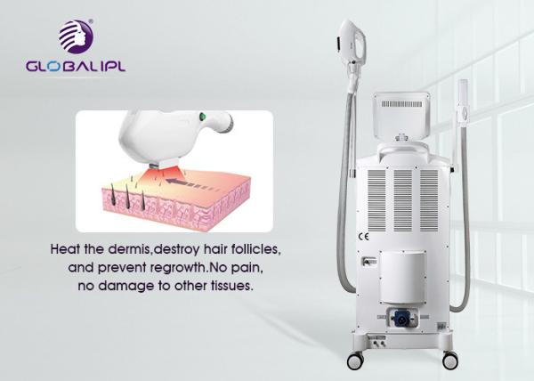 OEM / ODM SHR IPL RF Beauty Equipment Laser Hair Removal Skin Tightening Machine