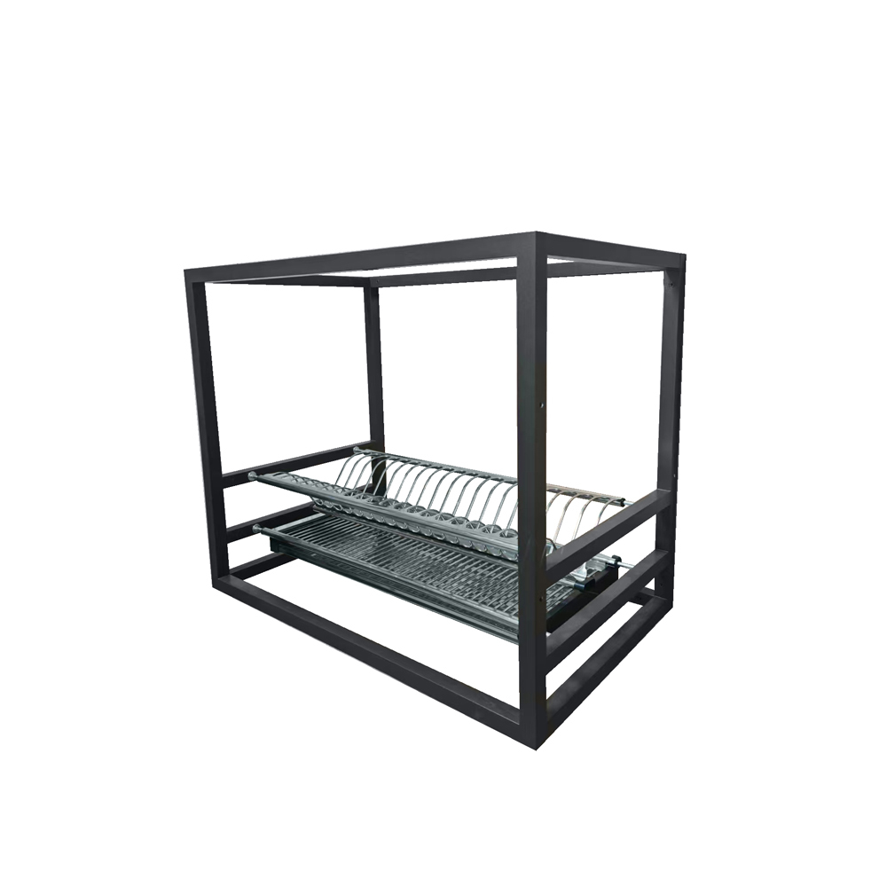 Custom Kitchen Storage Rack Cabinet Latest Design Metal Cupboard for Aluminum Dishes Dining Room Dining Islands & Carts