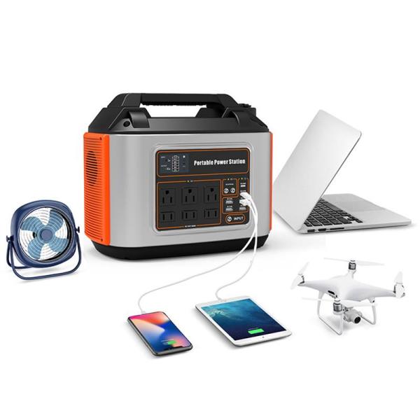 500W 486Wh Solar Generator Portable Electric Power Station 110V AC Outlet