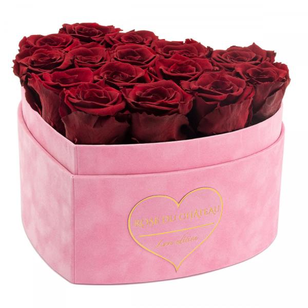 Biodegradable сердце бумаги бархата C2S сформировало коробки упаковки подарка