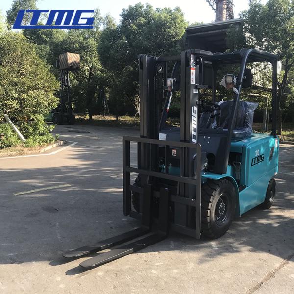Ltmg 4 Wheel Electric Forklift Truck Low Running Cost With LED Lamp And 450ah Battery