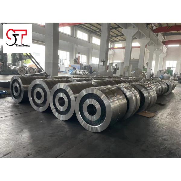 Alloy Steel Metal Forgings 42CrMo Rough Machined Crane Wheel