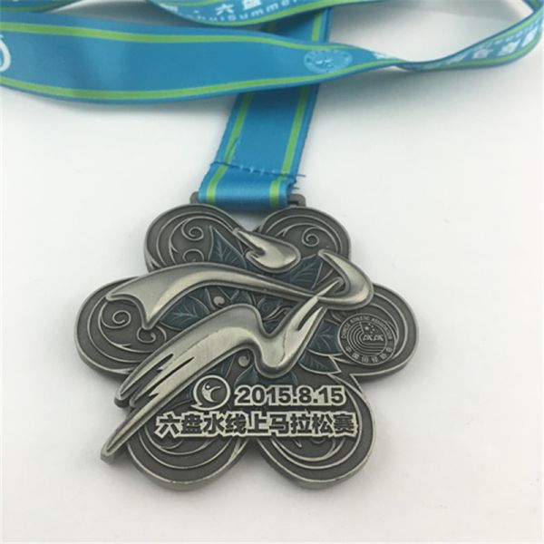 Durable Polished Zinc Alloy Enamel Marathon Medal,3D Embossed Event Medal