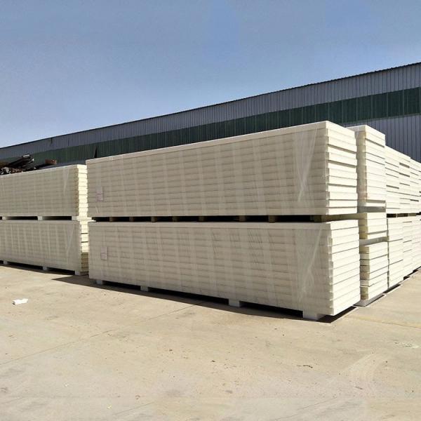 Painel de sanduíche de poliuretano PU com superfície de aço galvanizado de largura 150 mm