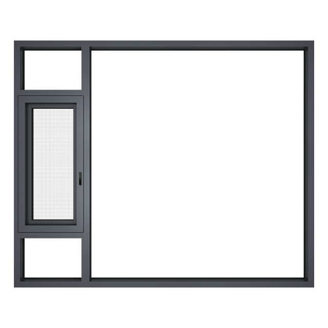 Aluminum Tilt And Turn Casement Windows Modern Design Energy Efficient
