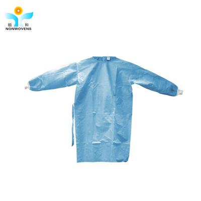 SPP Or SMS Material Disposable Isolation Gown With Different Weight