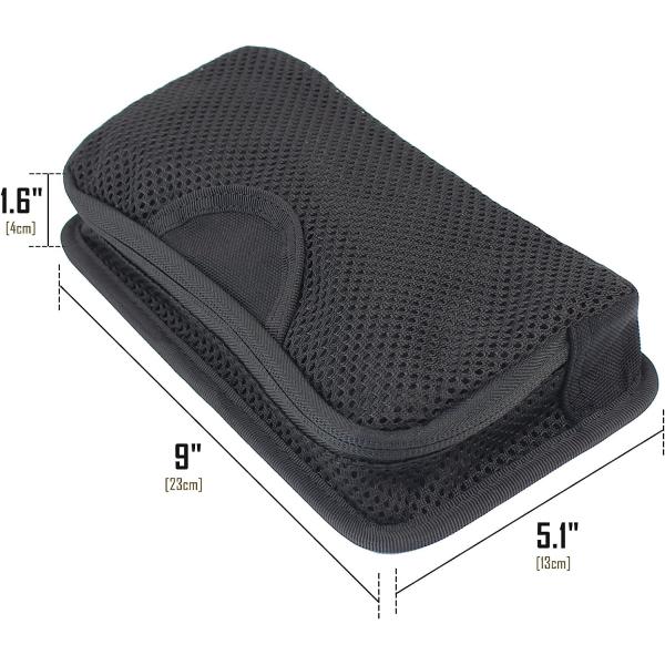 Tactical Mesh Zipper Pouch, Modular Insert Panel Organizer EDC Utility Storage Pocket with Hook-N-Loop Fasteners