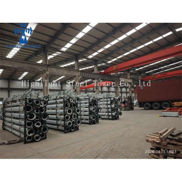 Galvanized Durable 3 Legs / 4 Legs Self Support Tower 0-300m Height