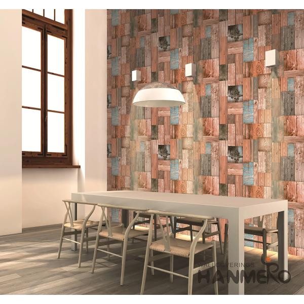 деревянные обои ванной комнаты кухни дизайна 3Д, прочный Валльковеринг ПВК