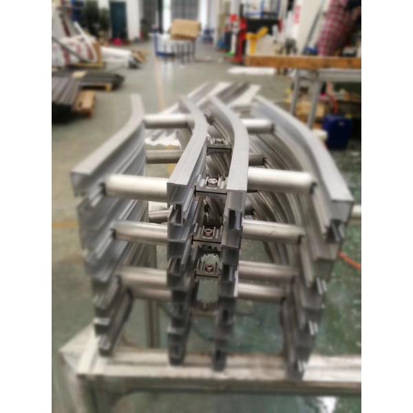 Перила лестницы цвета металла покрытые порошком алюминиевые с низкой ценой фабрики