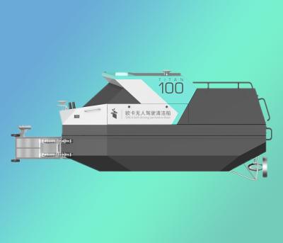 Remote Controlled Water Surface Asv Vessel Boat For Lake Weed Cutting