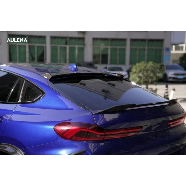 For BMW X6M Dry Carbon Fiber Body Kit X6M Aulena-style Front Lip Diffuser Spoiler Hood Wheel Arch X6M Wide-body Kit