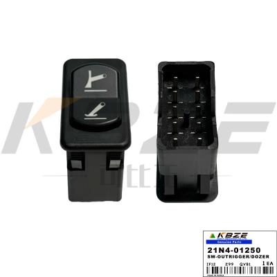 HYUNDAI R140W-7 R170W-7 R200W-7 WHEEL EXCAVATOR 21N4-01250 KBZE BRAND ROCKER SWITCH FITS HYUNDAI