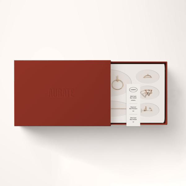 Earring PU Leather Portable Jewelry Case , Ear Stud Travel Jewelry Box