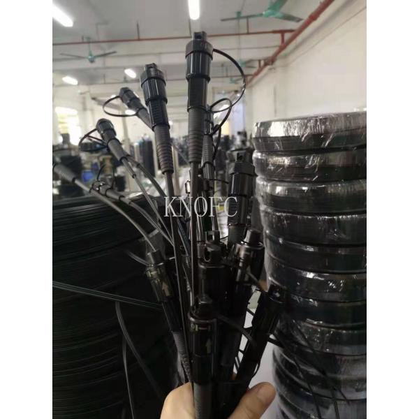 Grey Mini SC APC Drop Fiber Pigtail Fiber Optic Cable Assemblies