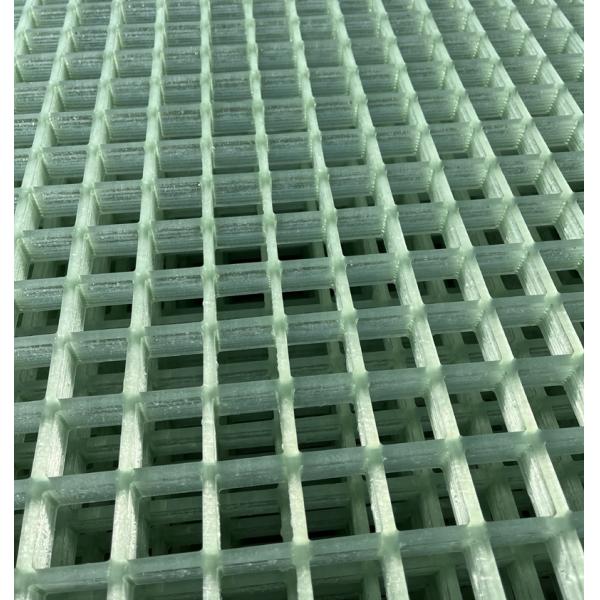 ISO Resin Type Decorative FRP Grating Walkway with Translucent Fiberglass and GRP Grid