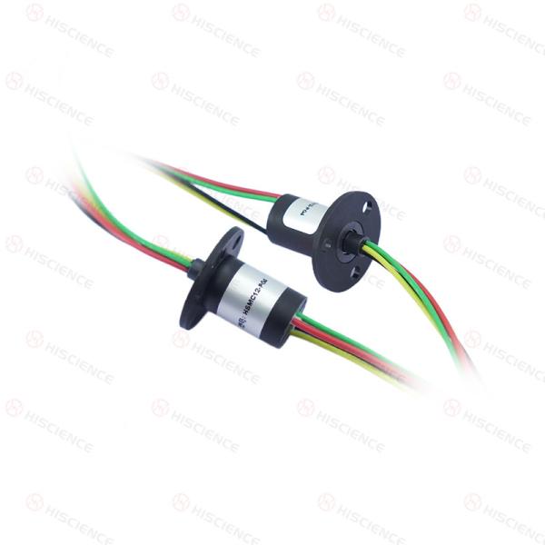 Electrical Capsule Slip Rings 18 Circuits 2A Engineering Plastic Housing Material