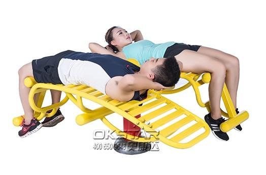 high quality Outdoor Fitness Equipment with TUV certificate EN 16630 sit up exercise equipment