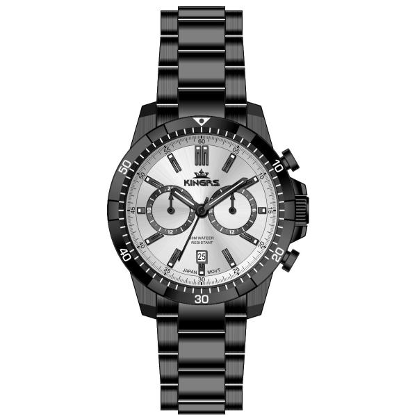 46.0mm special function stainless steel watches formen ,dual time luxury wrist steel watch