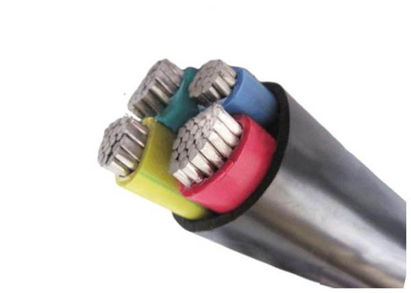 Three And Half Core PVC Insulated Cables Unarmour Cable1000V Aluminum Conductor