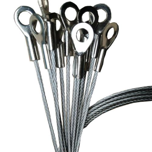 OEM Steel Security Cable Double End Terminal Multipurpose Steel Lock Wire