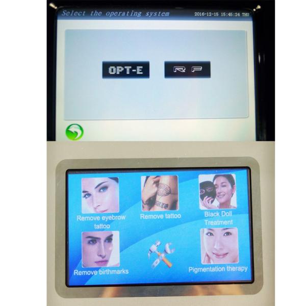 Opt Shr Ipl Hair Removal equipment Radio Frequency Facial Laser Tattoo Removal 3 In 1 Machine