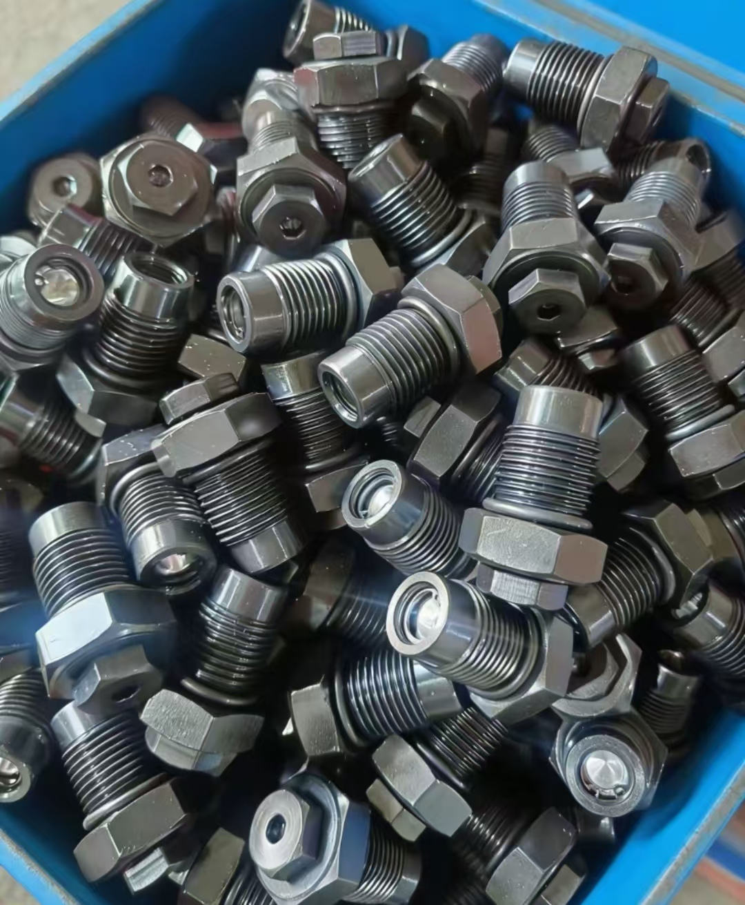 Hydraulic Breaker Nitrogen Charging Valve Excavator Rock Hammer Gas Fitting