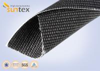 le graphite à hautes températures ignifuge du tissu 66OZ de fibre de verre de 2.5mm a enduit le petit pain de tissu de fibre de verre