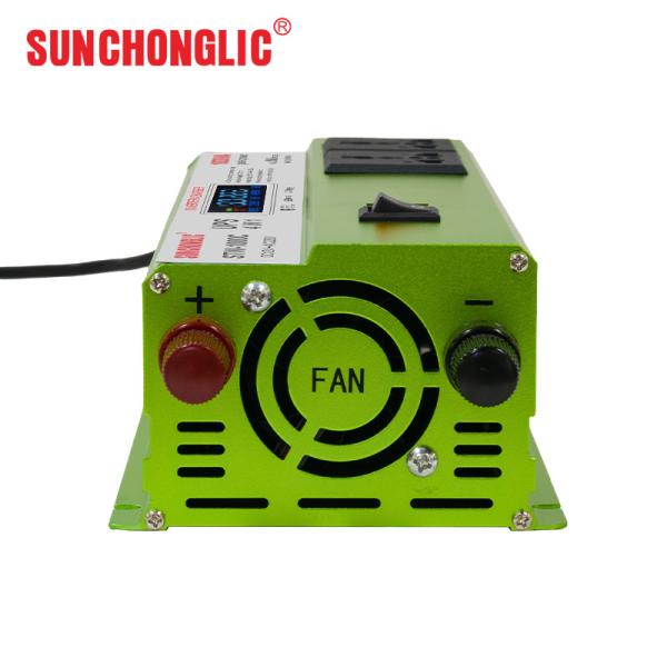 Onduleur domestique 1000W 1000VA avec chargeur DC 12V à AC 220V