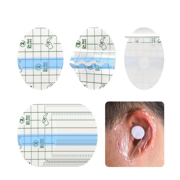Baby Soft Cotton Ear Patch Transparent Wound Dressings For Swimming Snorkeling