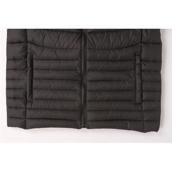 Casual Autumn Winter Hoodie Jacket 100% Polyester Warm Quilted Jacket