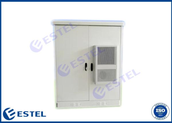 Two Bay IP55 33U Outdoor Telecom Cabinet 