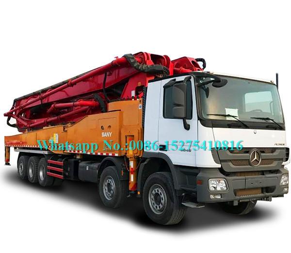 Bomba concreta concreta de Sany do equipamento de construção de 6 braços 180 saída do ³ /H de M