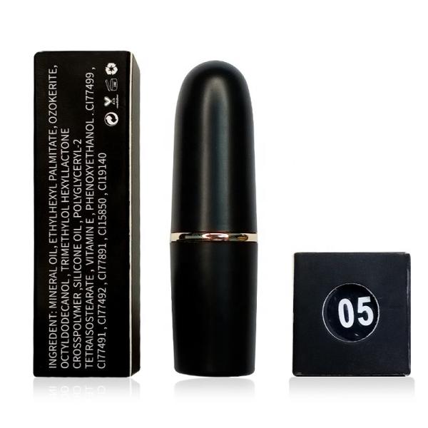 Batom impermeável 2.5g da umidade da marca própria do OEM 24 horas de batom duradouro