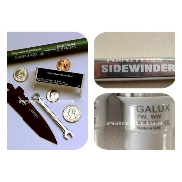 Small Size Metal Laser Ring Engraving Machine With LED Light Bulbs Lamp Tube