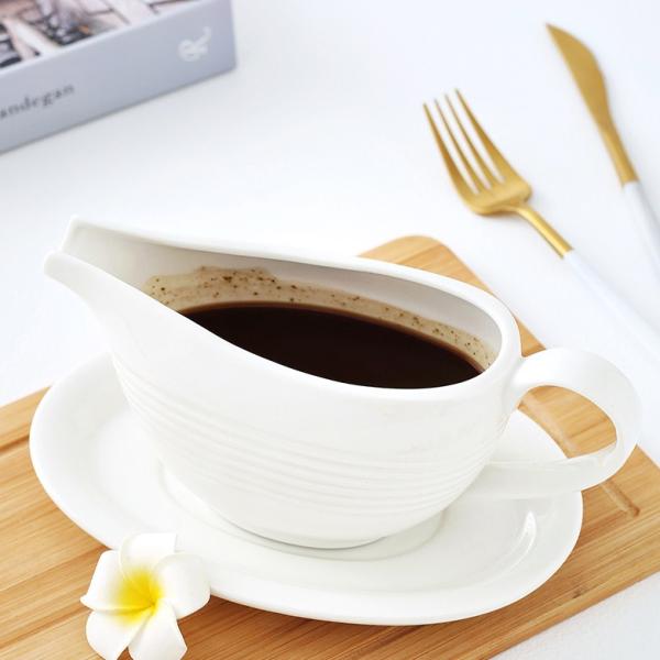 Tableware Accessories White Juice Bucket Sauce Dipping Pot Hotel