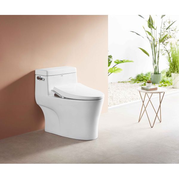 Arrow Remote Control Smart Toilet with Concealed Tank and 2-Year Warranty Modern One Piece Ceramic Toilet